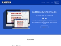 Passter Password Manager - Fortify Valuables in Google Drive - Logins,