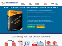 Free PDF Unlocker Tool: PDF lock and PDF unlock tool for your document