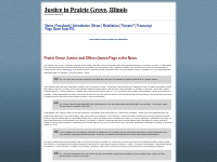 Justice in Prairie Grove, Illinois - News