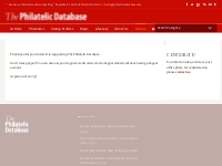 Donate - Philatelic Database