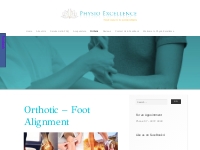 Orthotic - Foot Alignment   Physio Excellence PE