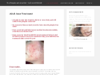 Adult Acne Treatment and Permanent Cure for Pimples