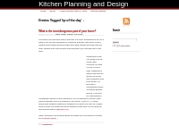 Kitchen Planning and Design  :: What is the most dangerous part of you