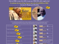 PopeDVD.com Pope John Paul II last visit to USA on set of 6 DVDs
