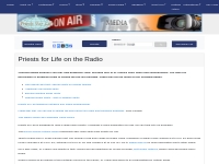   	Abortion - Pro Life - Priests for Life on the Radio