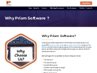 Why Prism Software | Prism Software