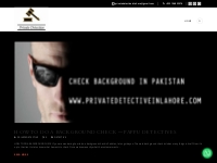 Best Pappu Detective Agency | Private Detective in Lahore