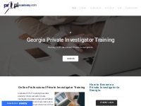 Pro PI Academy - Online Private Investigator Training - Georgia