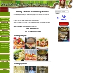 Simple Food Storage Recipes and Garden Recipes