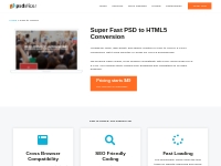 PSD to HTML5 $49 - Psdslicer.com