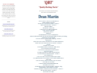 Dean Martin Karaoke and Dean Martin Backing Tracks