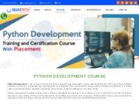 Python Training Courses and Classes Institute in Thane Mumbai