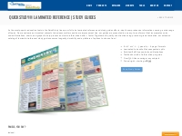 QuickStudy Laminated Reference Guides | Study   Learn Quickly