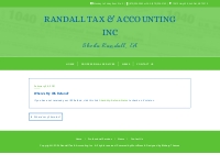 Where s My IRS  Refund?   Randall Tax   Accounting Inc