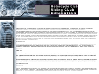 Riding Club and Motorcycle Club Education