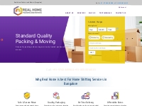 Real Home Packers and Movers | Affordable & Reliable House Shifting Se