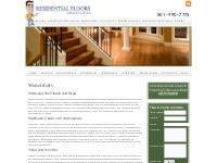 Wood stairs | Residential Floors