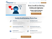 Free Email Marketing Software Systems