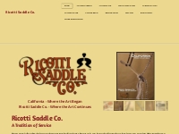 Ricotti Saddle Co. - Ricotti Saddle Company