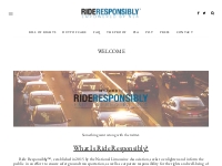 Ride Responsibly   The Ride Responsibly  campaign will bridge an indus