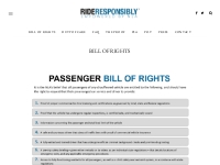 BILL OF RIGHTS   Ride Responsibly