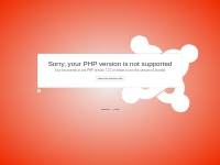 Joomla: unsupported PHP version