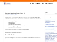 Contract Drafting Rules (Part 2)   RKS Trainings