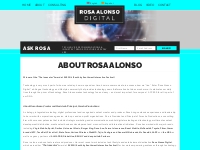 About Rosa Alonso - Rosa Alonso Digital Rosa Alonso Digital