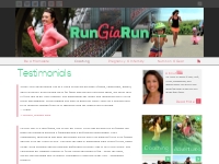 Testimonials - Run Gia Run