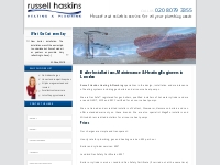 Plumbing Companies London, Russell Haskins Plumbing Company