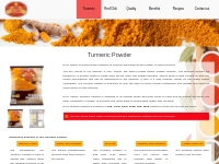Buy Organic Turmeric Powder with Best Quality Manufactured by Natural 