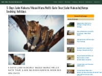 5 Days Lake Nakuru/ Masai Mara/Hell s Gate Tour |Lake Naivasha|