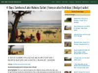 4 Days Samburu/Lake Nakuru Safari | kenya Budget safari