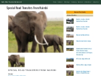 Special Road Transfers From Nairobi | Safe Ride Tours   Safaris Ltd