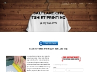 Salt Lake City T Shirt Printing Screen Printing