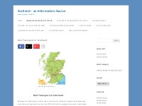 Rail Transport in Scotland - Scotland - an Information Source
