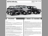 Sell my Defender | Privacy Policy for Sell My Defender