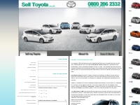 Sell My Toyota | Sell Toyota | We buy any Toyota
