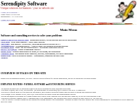  Serendipity Software (Payroll) ~ Main Menu