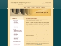 Securities Litigation Active Cases | Shapiro Haber   Urmy LLP, Boston,