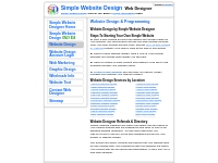 Website Design by Simple Website Designer