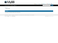 MyBB forum - Profile of ewennagfgl