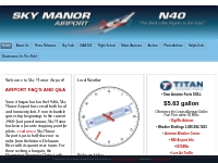 Sky Manor Airport (N40) in Pittstown, NJ - The Best Little Airport in 