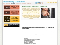 South Philly Residential Locksmith - South Philly, PA (215) 795-3445