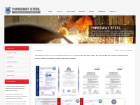 Certificate,Threeway Steel-Seamless Steel Pipe, ERW Steel Pipe, LSAW S