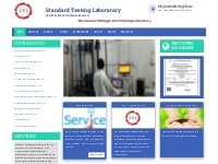 Best Testing Lab in India | Testing Lab in Delhi - Standard Testing La
