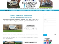 About us - Steves Removals Worcester. Domestic and Commercial Removals