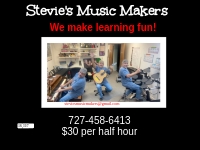 Stevie's Music Makers Teaching music in St. Petersburg, Florida.   Ban