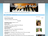 Strings, Keys and Melodies: Spring Calendar 2024