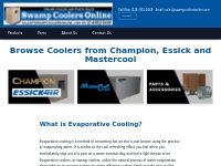 Champion Swamp Coolers and Essick Evaporative Coolers